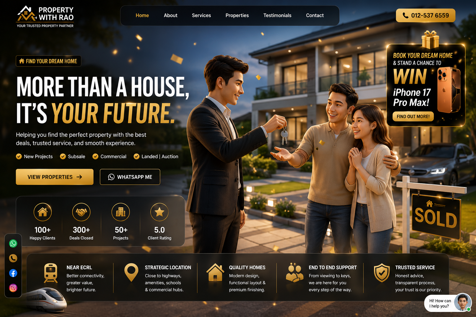 Property With Rao helping buyers receive their new home keys